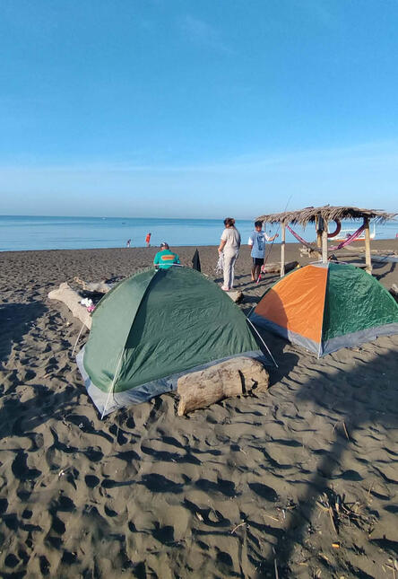 Beachfront Camping